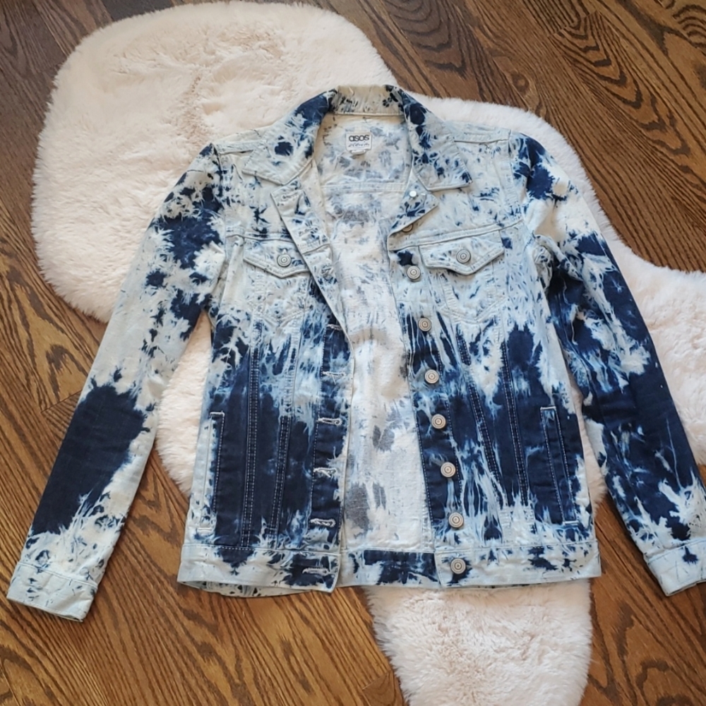 ASOS Denim Acid Wash Denim Jacket (US 4)